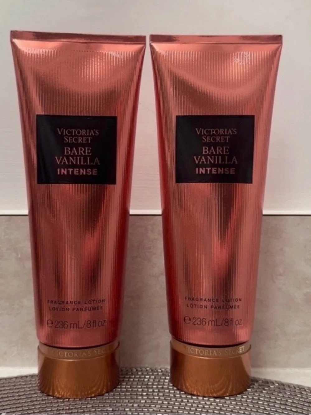 Victoria's Secret Bare Vanilla Intense Lotion Set of 2